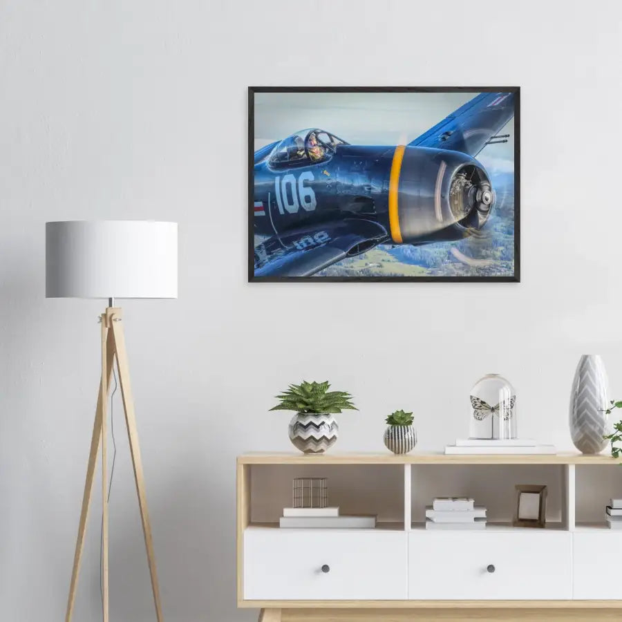 Grumman F8F Bearcat - Print Material - Gifts for pilots - Aviation apparel