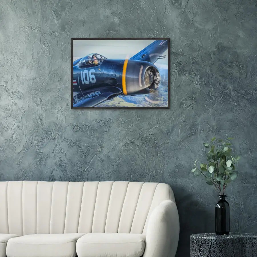 Grumman F8F Bearcat - Print Material - Gifts for pilots - Aviation apparel