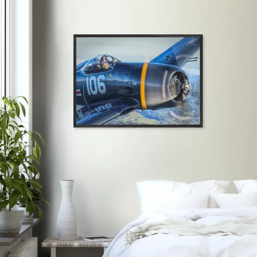 Grumman F8F Bearcat - Print Material - Gifts for pilots - Aviation apparel