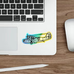 Grumman Goose Holographic Airplane Die-Cut Sticker - Paper products - Pilot gifts - WWII warbird t-shirt