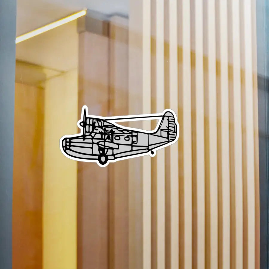 Grumman Goose Kiss-Cut Vinyl Decal - Paper products - Pilot gifts - WWII warbird t-shirt