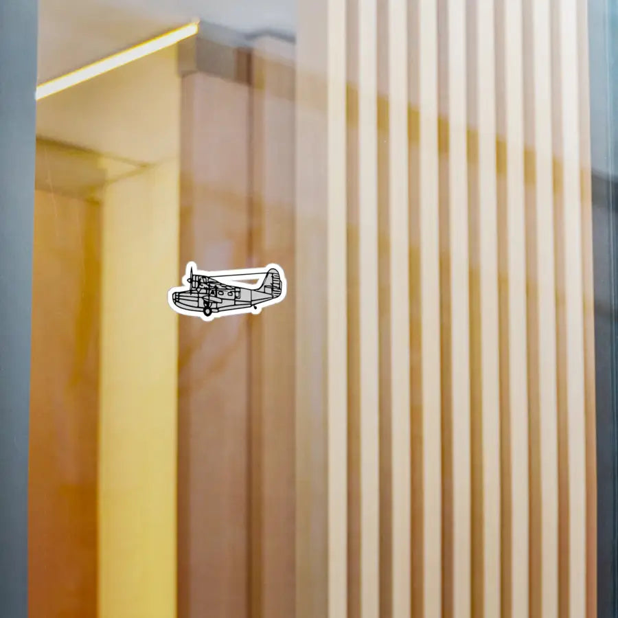 Grumman Goose Kiss-Cut Vinyl Decal - Paper products - Pilot gifts - WWII warbird t-shirt