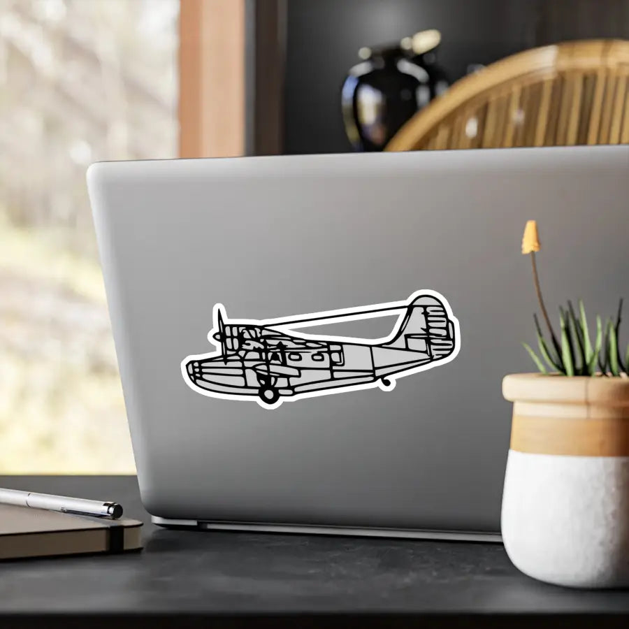 Grumman Goose Kiss-Cut Vinyl Decal - Paper products - Gifts for pilots - Aviation apparel