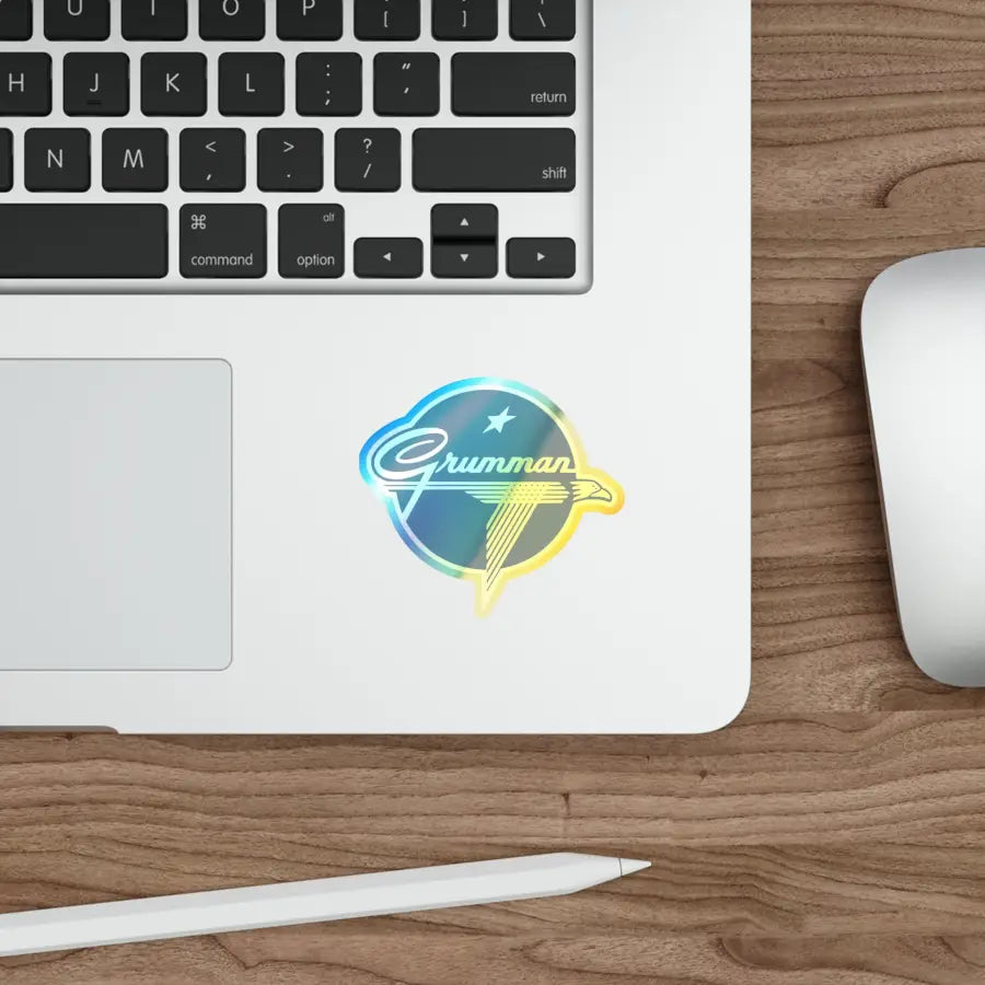 Grumman Holographic Die-Cut Stickers - Paper products - Pilot gifts - WWII warbird t-shirt