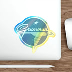 Grumman Holographic Die-Cut Stickers - Paper products - Pilot gifts - WWII warbird t-shirt
