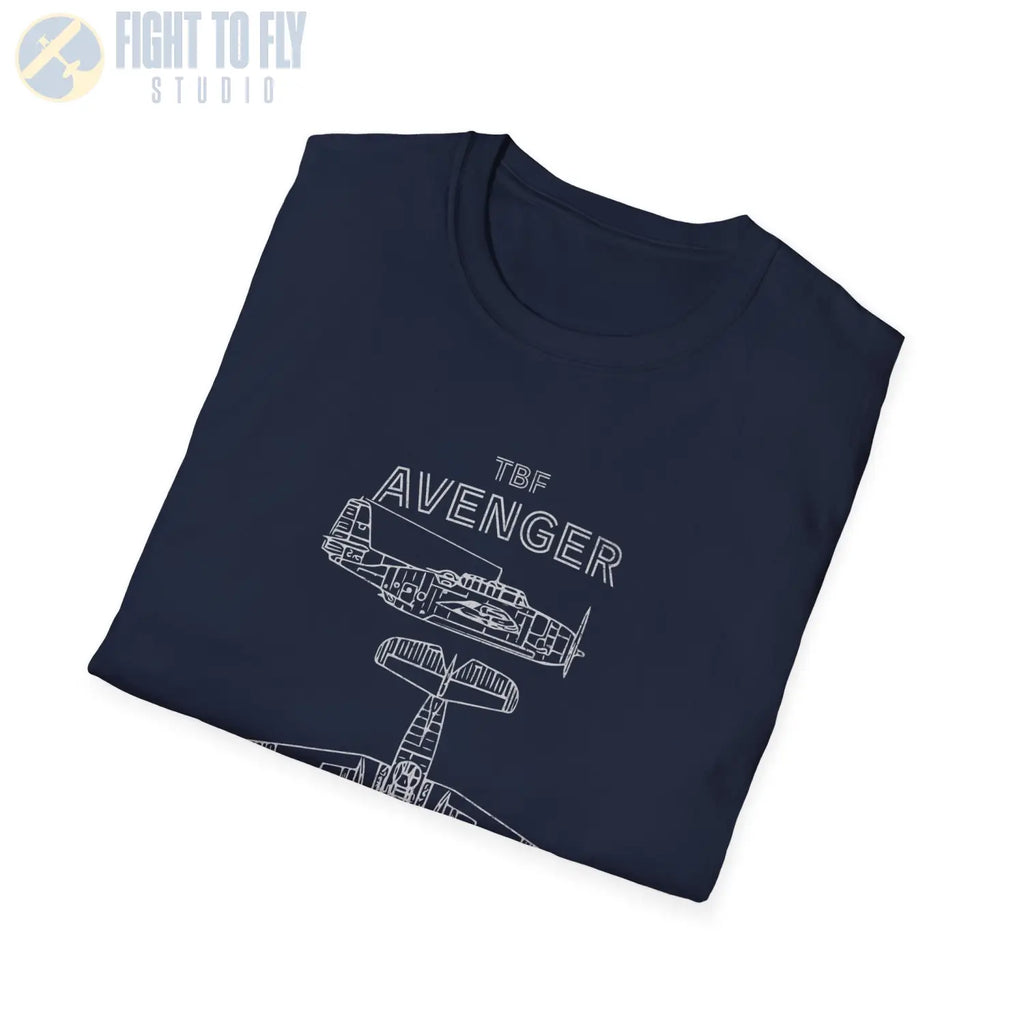 Grumman TBF Avenger — T-shirt - T-Shirt - Pilot gifts - WWII warbird t-shirt