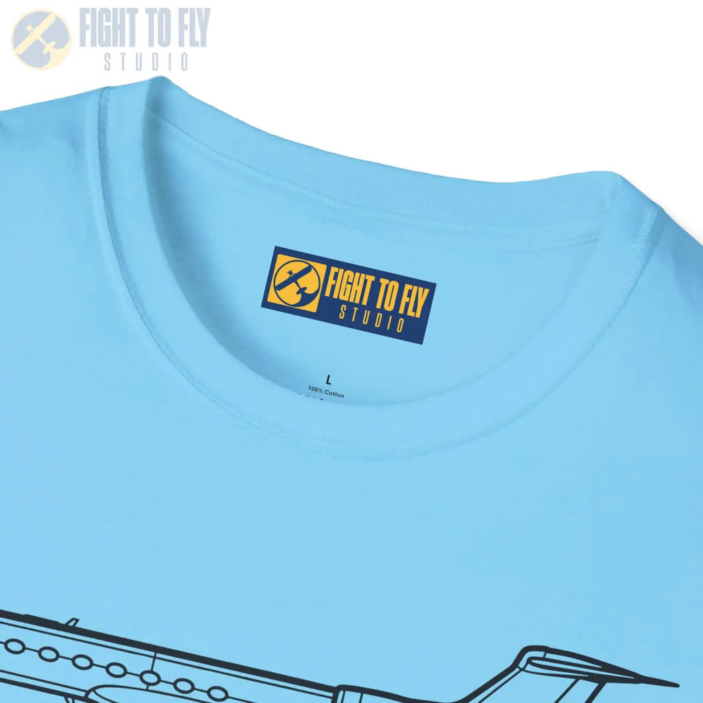 Gulfstream G550 T-Shirt - Pilot gifts - WWII warbird t-shirt