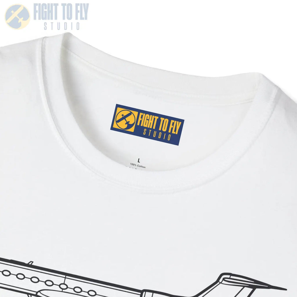 Gulfstream G550 T-Shirt - Pilot gifts - WWII warbird t-shirt