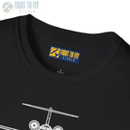 Gulfstream G650 Front View T-Shirt - Pilot gifts - WWII warbird t-shirt