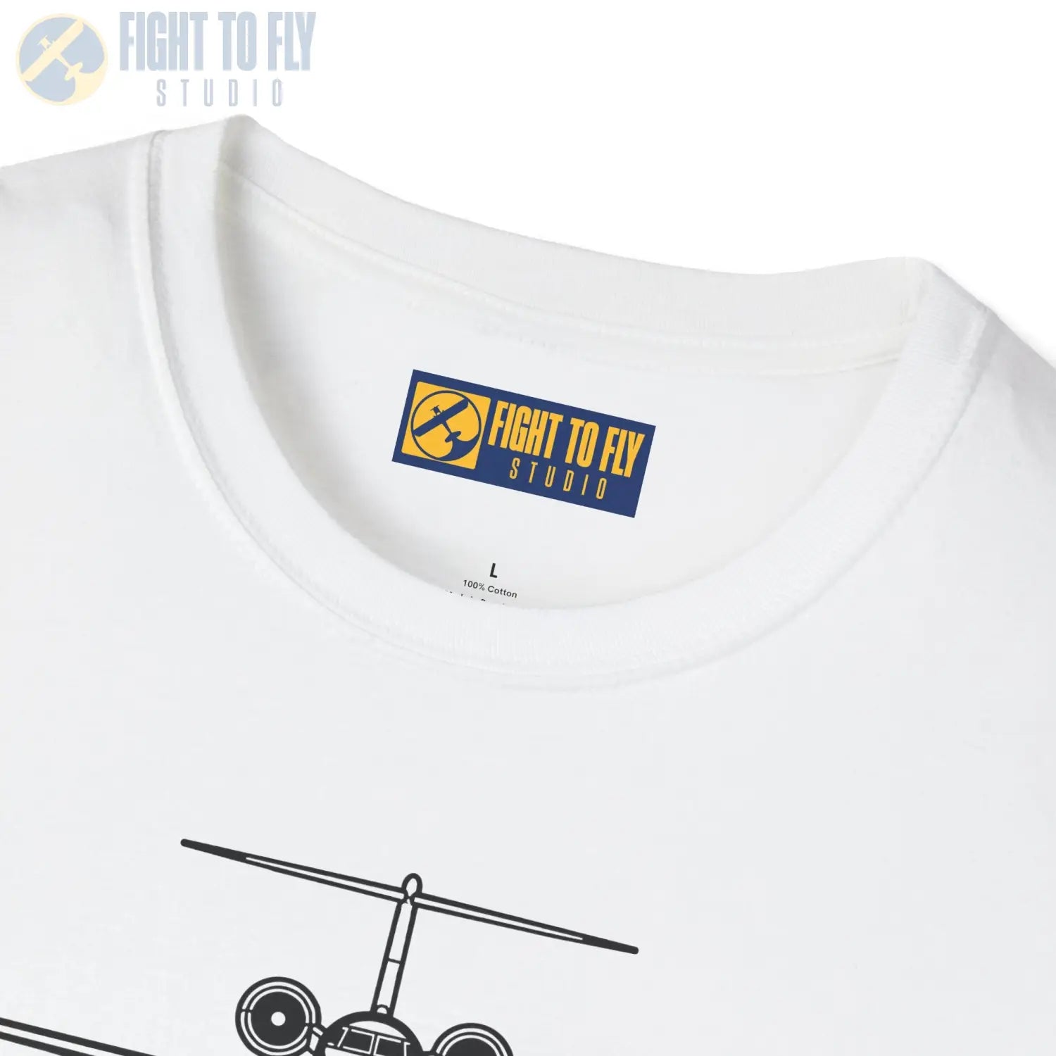 Gulfstream G650 Front View T-Shirt - Pilot gifts - WWII warbird t-shirt