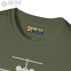 Gulfstream G650 Front View T-Shirt - Pilot gifts - WWII warbird t-shirt
