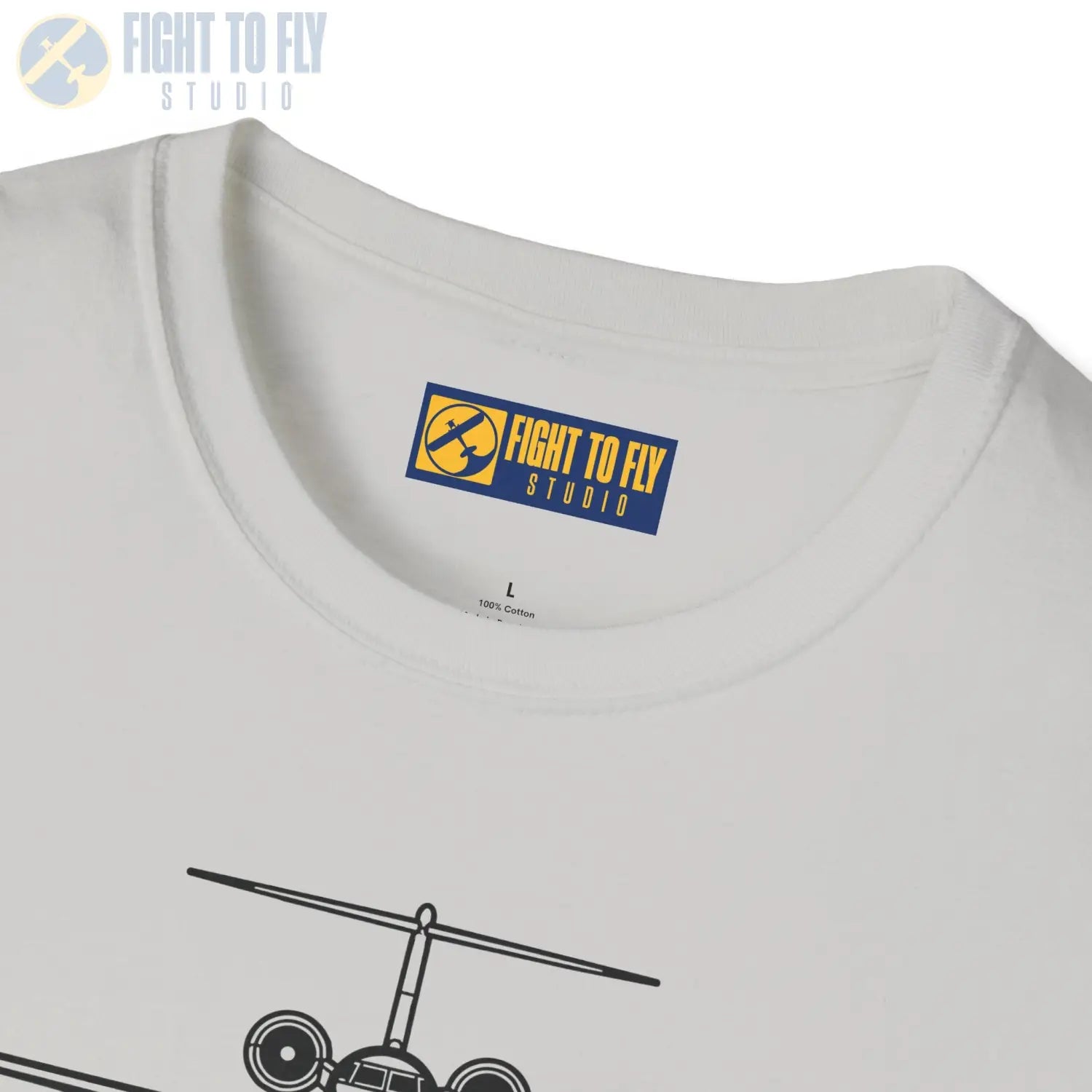 Gulfstream G650 Front View T-Shirt - Pilot gifts - WWII warbird t-shirt