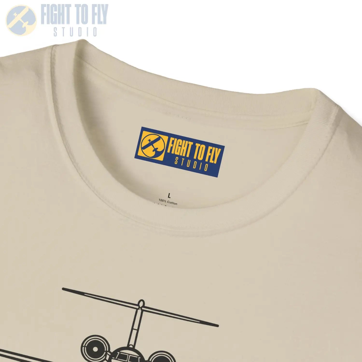 Gulfstream G650 Front View T-Shirt - Pilot gifts - WWII warbird t-shirt
