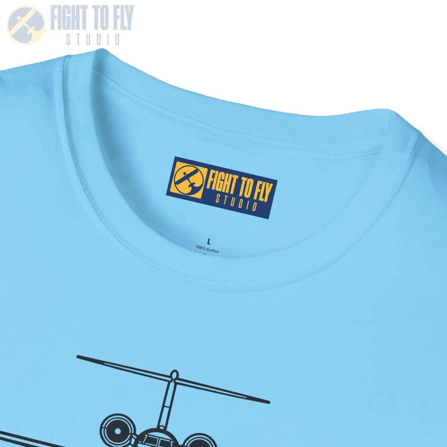 Gulfstream G650 Front View T-Shirt - Pilot gifts - WWII warbird t-shirt