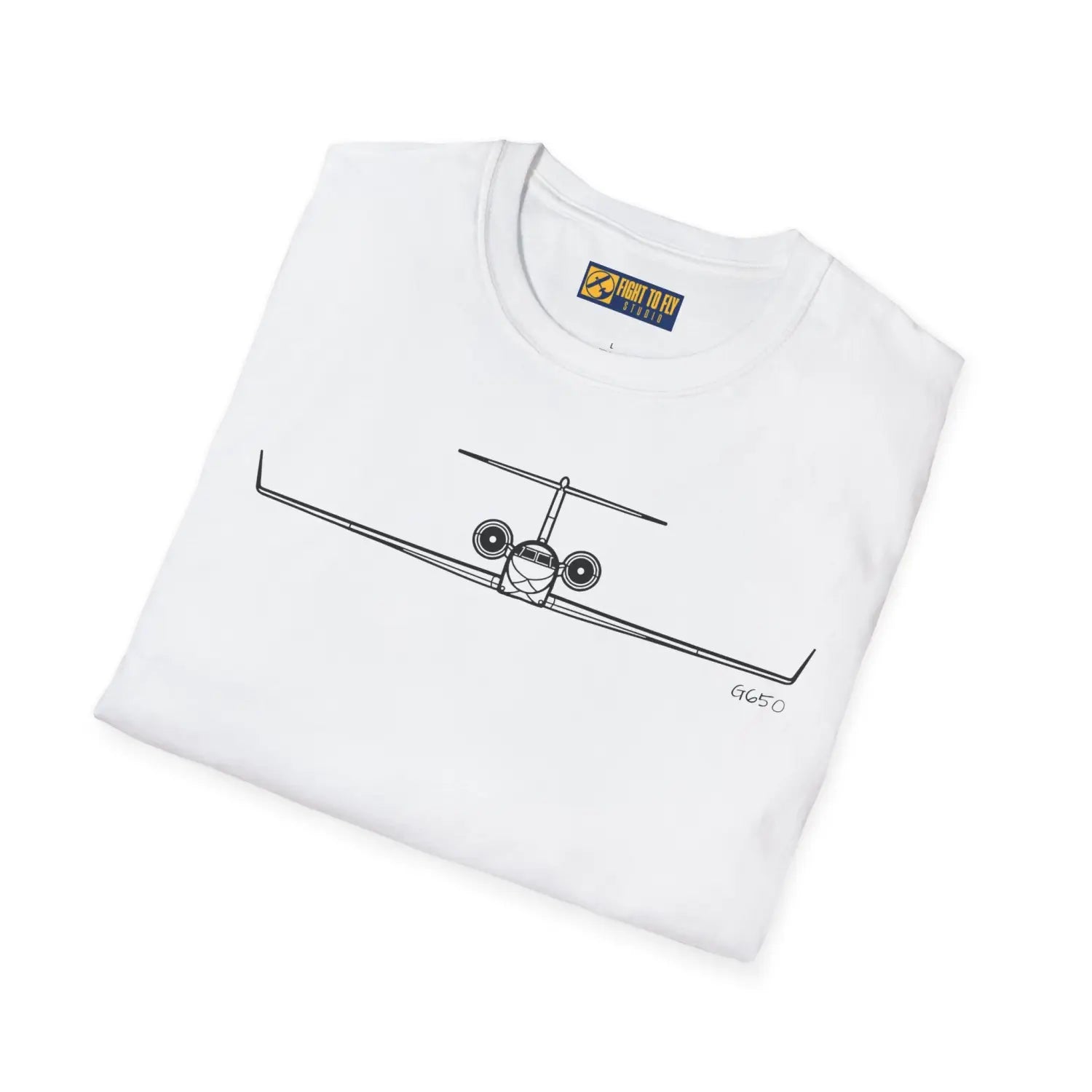 Gulfstream G650 Front View T-Shirt - Pilot gifts - WWII warbird t-shirt
