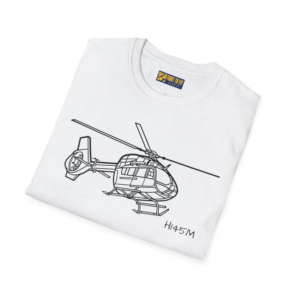 H-145M T-Shirt – H145M Light Military Utility Helicopter Aviation Tee - Gifts for pilots - apparel