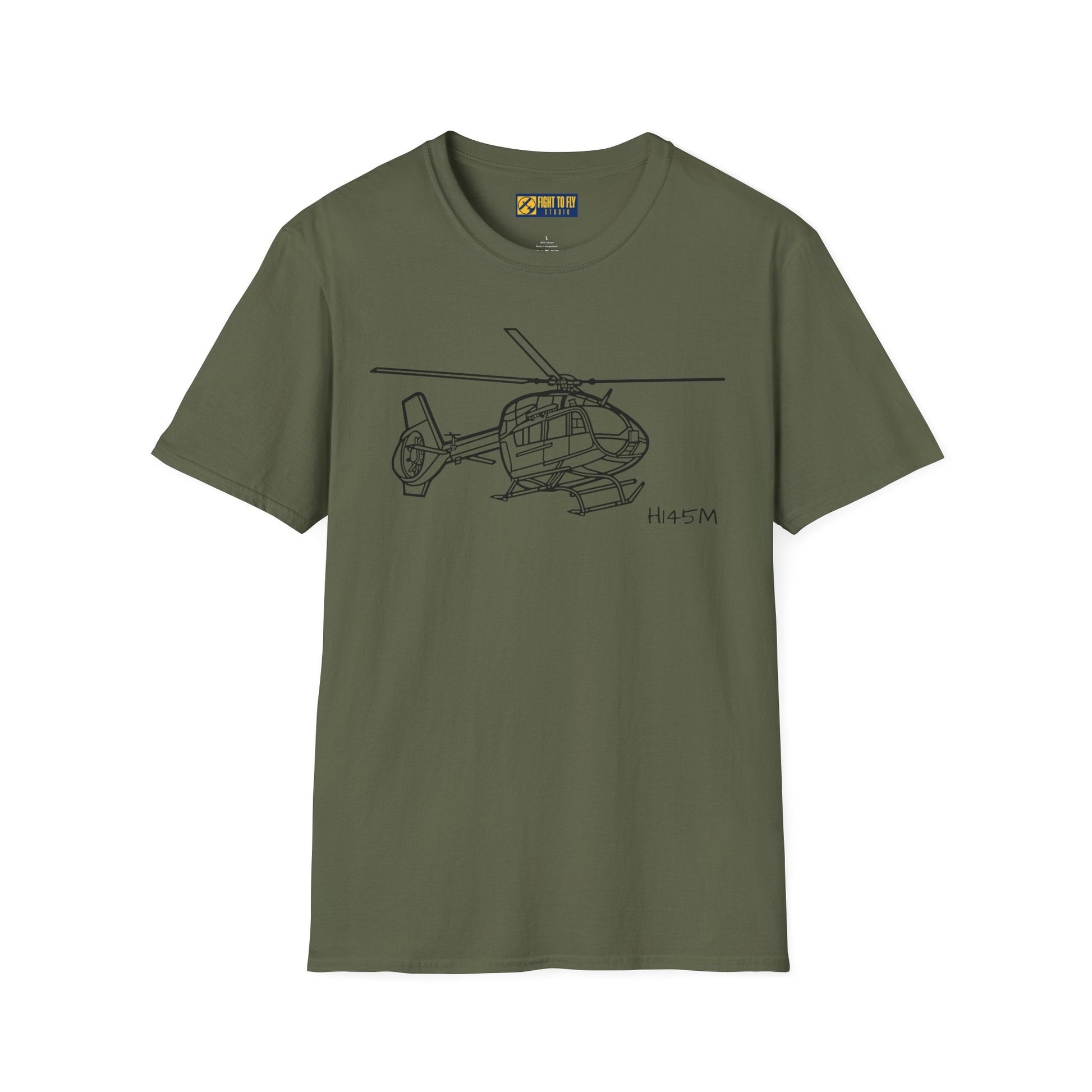 H-145M T-Shirt – H145M Light Military Utility Helicopter Aviation Tee - Gifts for pilots - apparel