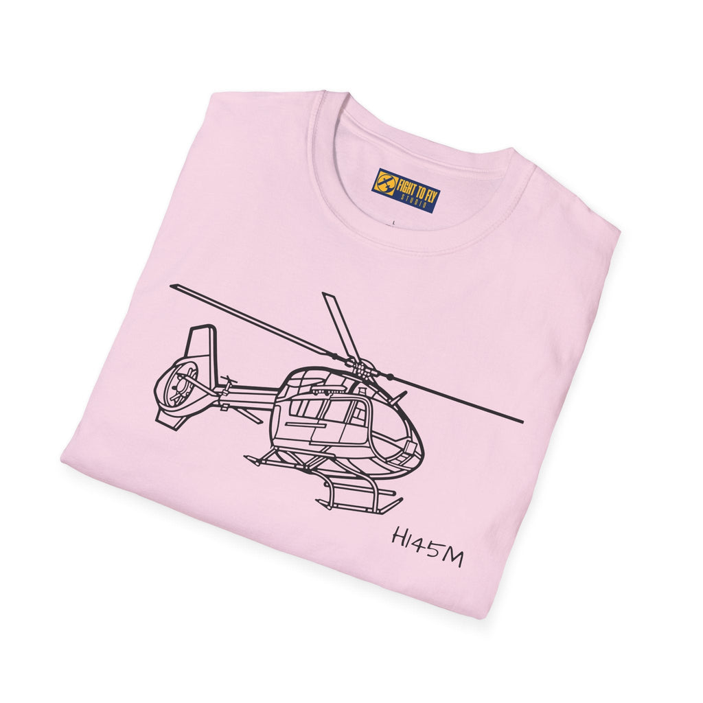 H-145M T-Shirt – H145M Light Military Utility Helicopter Aviation Tee - Gifts for pilots - apparel