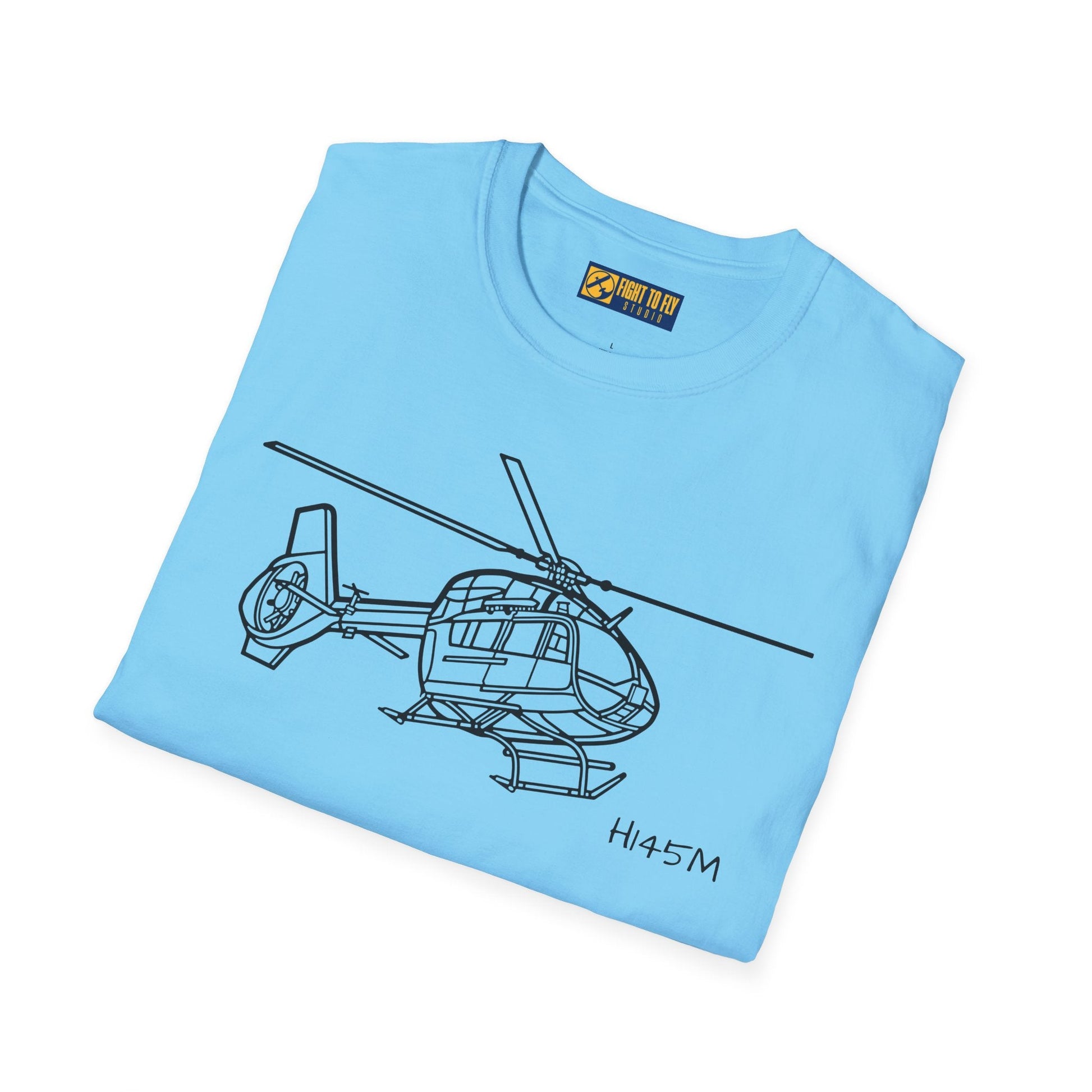 H-145M T-Shirt – H145M Light Military Utility Helicopter Aviation Tee - Gifts for pilots - apparel