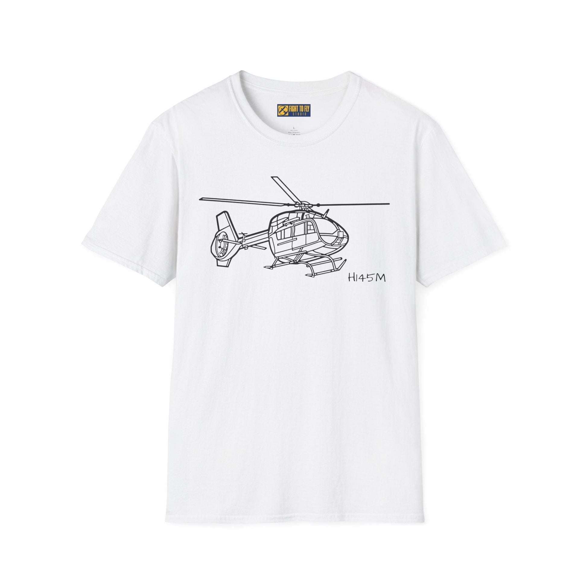 H-145M T-Shirt – H145M Light Military Utility Helicopter Aviation Tee - Gifts for pilots - apparel