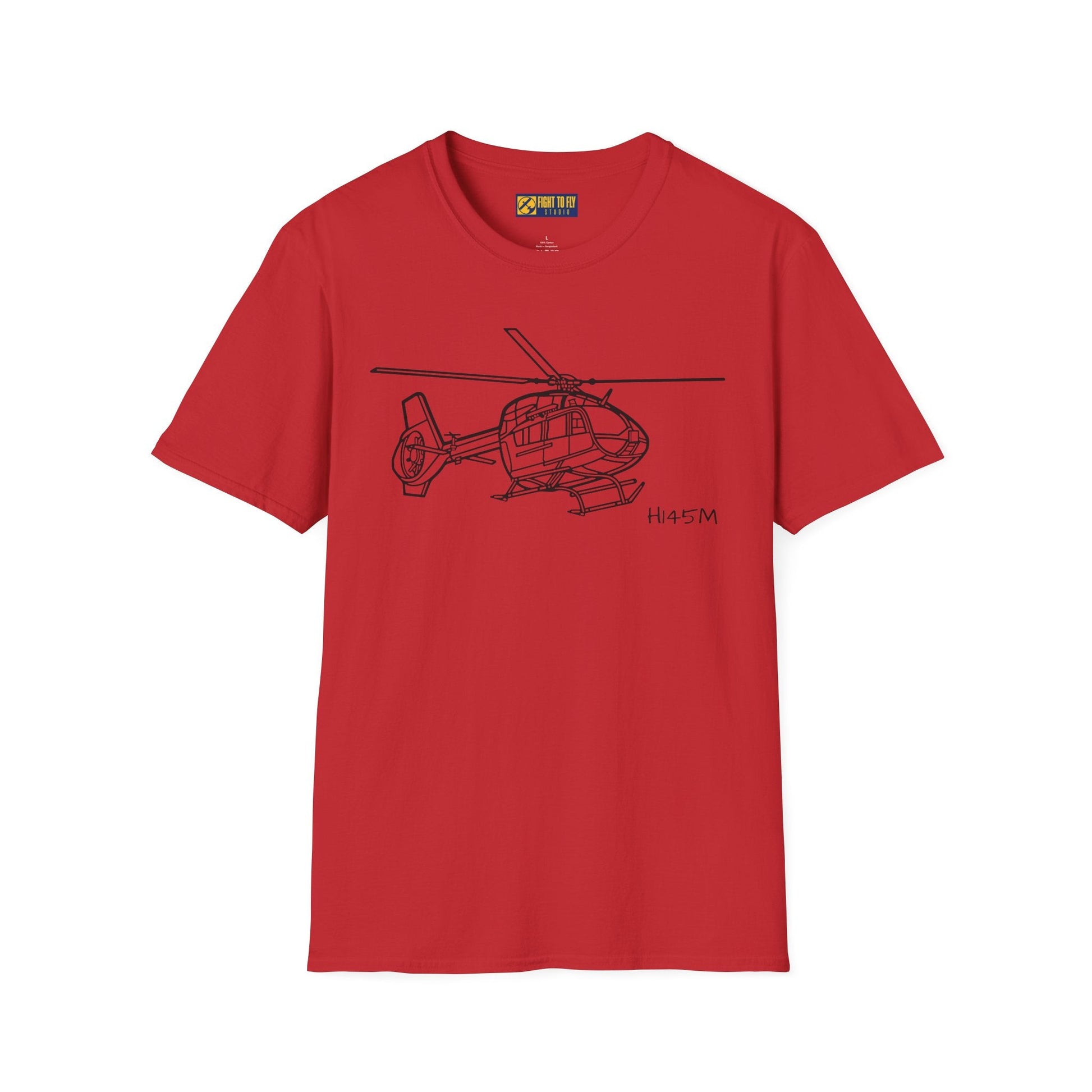 H-145M T-Shirt – H145M Light Military Utility Helicopter Aviation Tee - Gifts for pilots - apparel