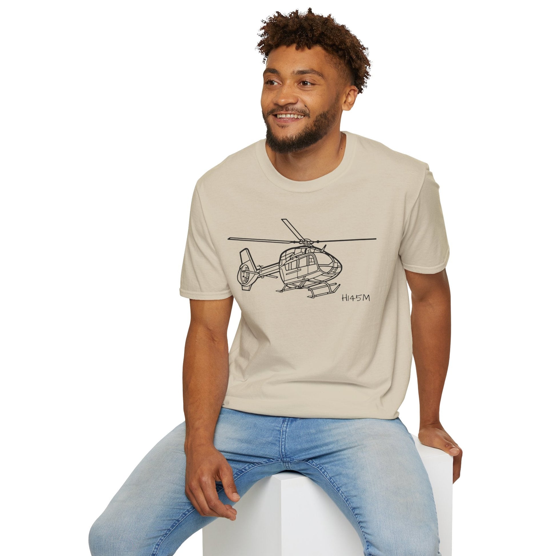H-145M T-Shirt – H145M Light Military Utility Helicopter Aviation Tee - Gifts for pilots - apparel