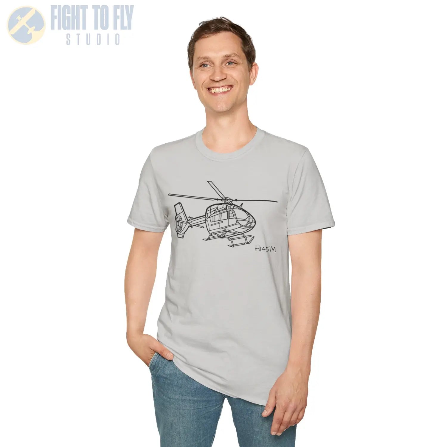 H-145M T-Shir - T-Shirt - Pilot gifts - WWII warbird t-shirt