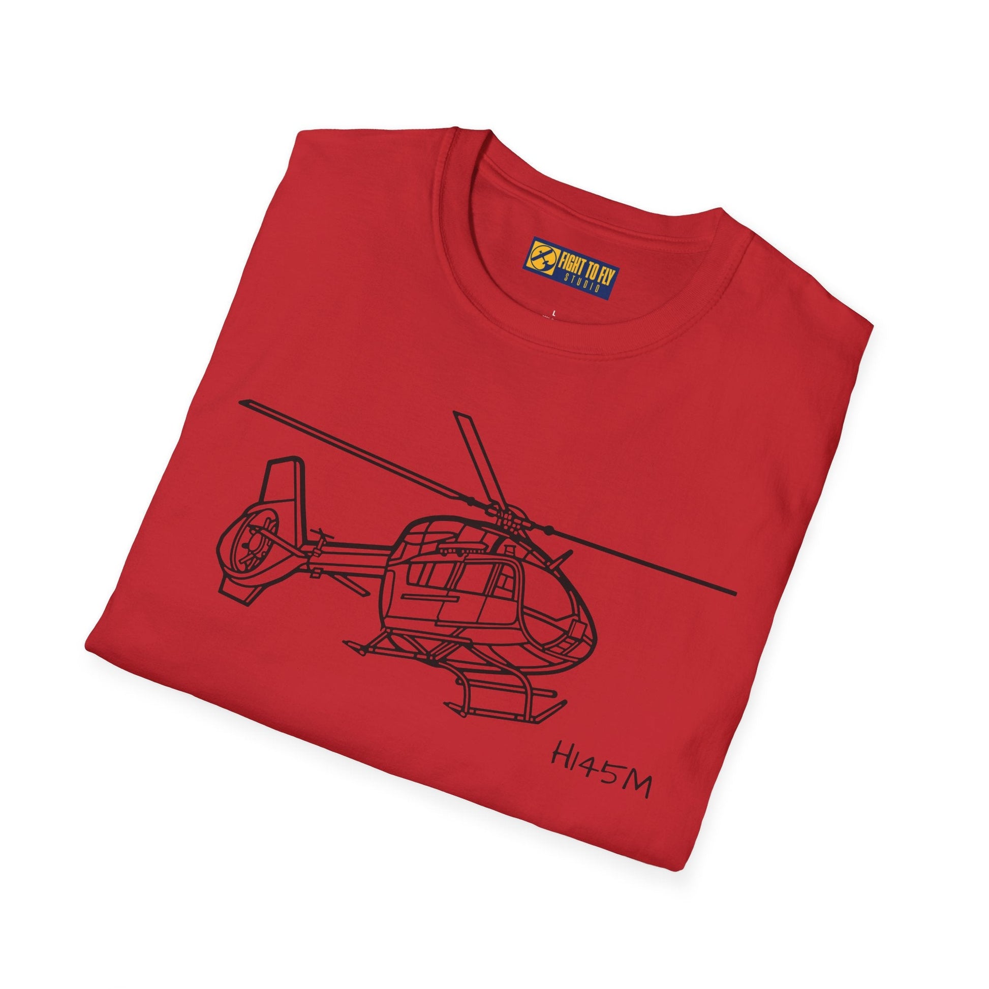 H-145M T-Shirt – H145M Light Military Utility Helicopter Aviation Tee - Gifts for pilots - apparel
