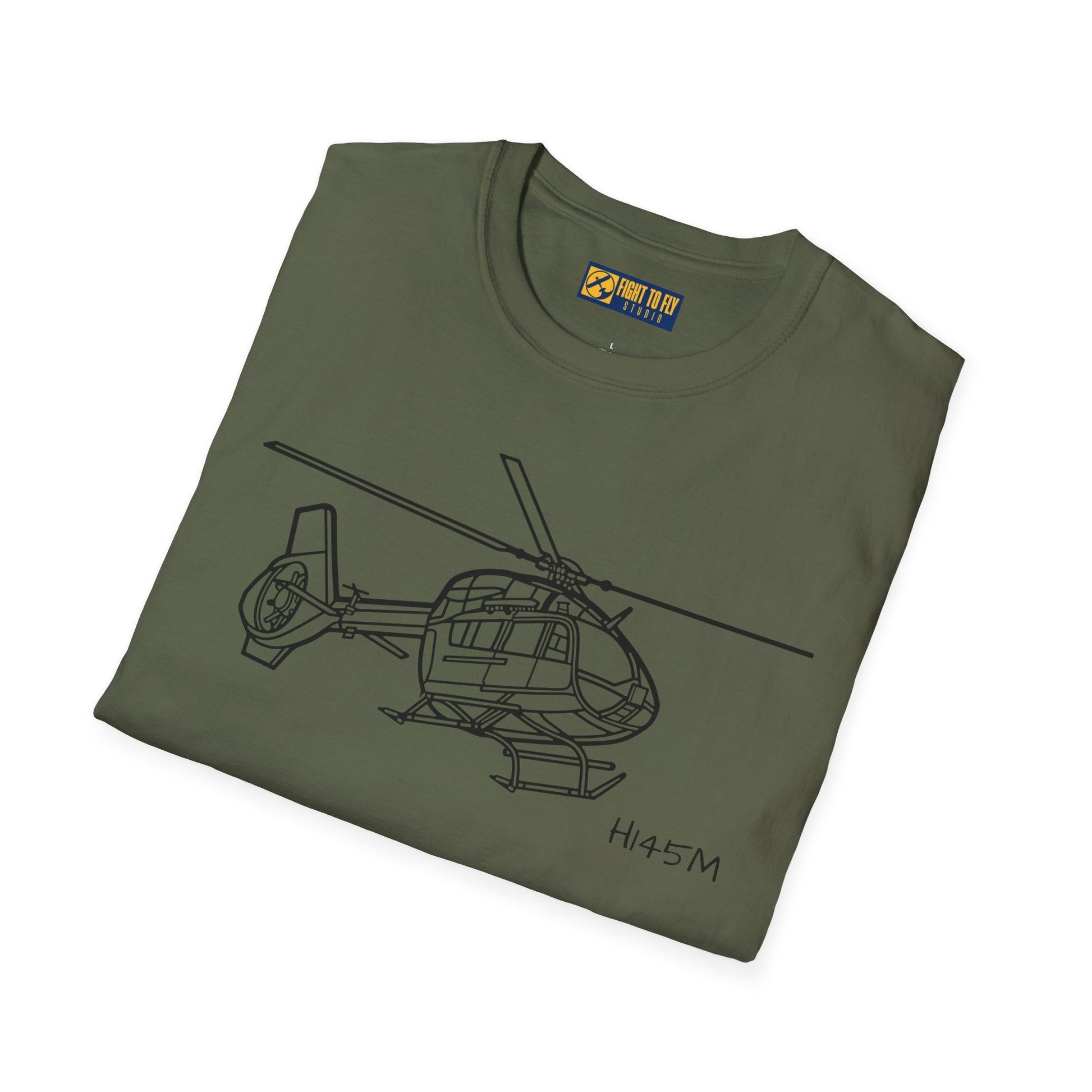 H-145M T-Shirt – H145M Light Military Utility Helicopter Aviation Tee - Gifts for pilots - apparel
