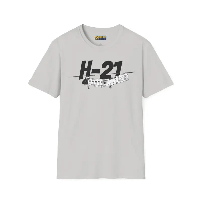 H-21 Side Profile T-Shirt – Flying Banana Helicopter Tee - Pilot gifts - WWII warbird t-shirt