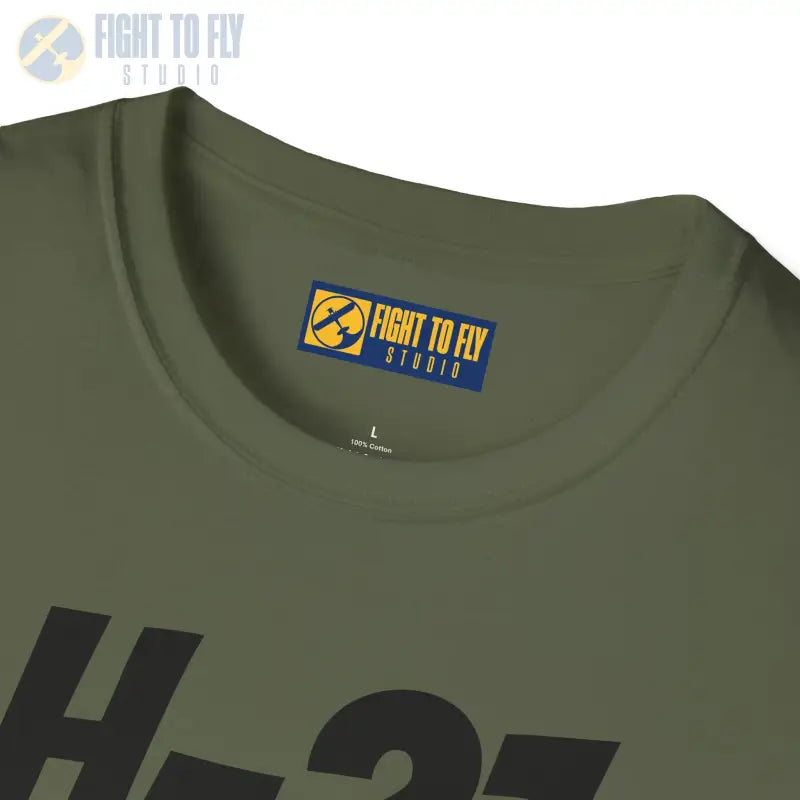 H-21 Side Profile T-Shirt – Flying Banana Helicopter Tee - Pilot gifts - WWII warbird t-shirt