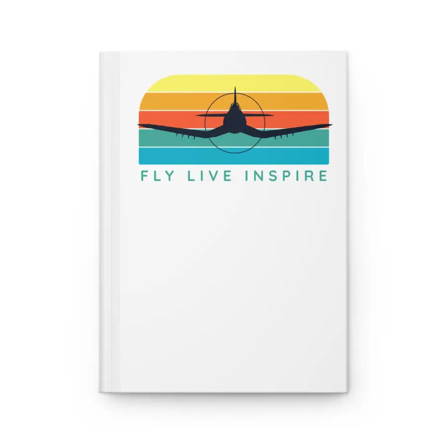 Hardcover Journal Matte - Paper products - Pilot gifts - WWII warbird t-shirt