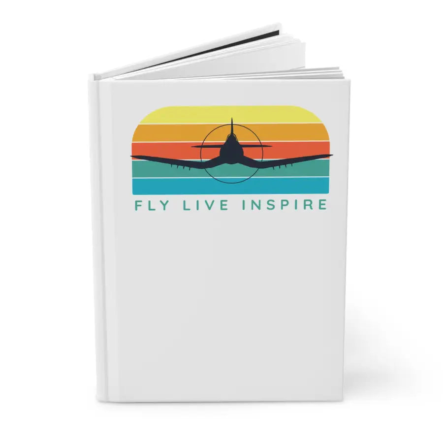 Hardcover Journal Matte - Paper products - Pilot gifts - WWII warbird t-shirt
