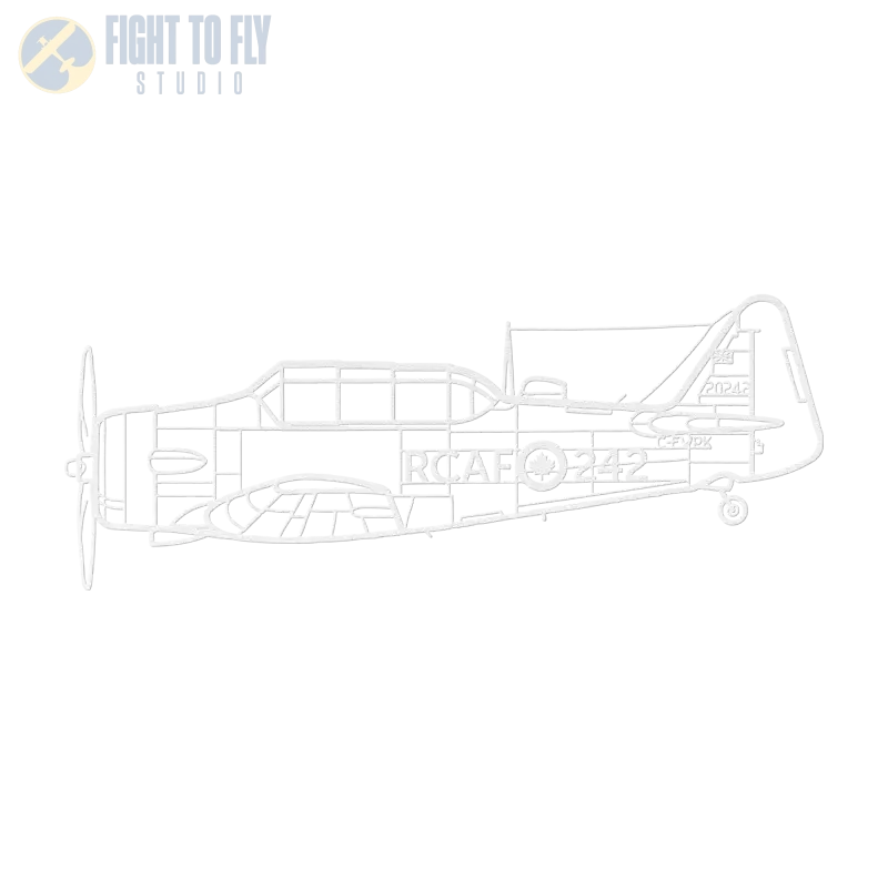 Harvard Die Cut Metal Wall Art - Sign - Pilot gifts - WWII warbird t-shirt