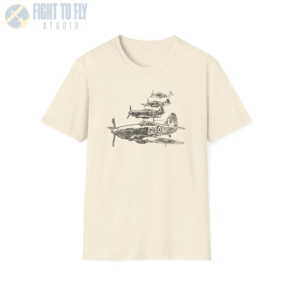 Hawker Hurricane “Element Flight” WWII T-Shirt - Pilot gifts - warbird t-shirt