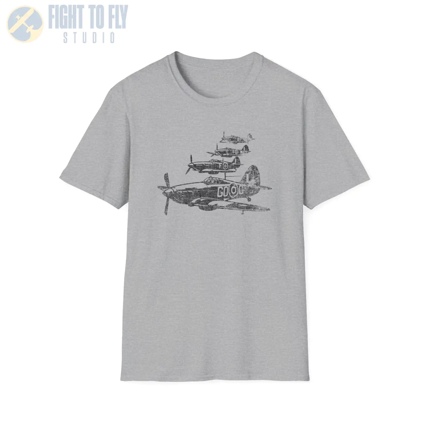 Hawker Hurricane “Element Flight” WWII T-Shirt - Pilot gifts - warbird t-shirt