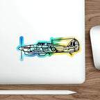 Hawker Hurricane Holographic Die-Cut Sticker - Paper products - Pilot gifts - WWII warbird t-shirt