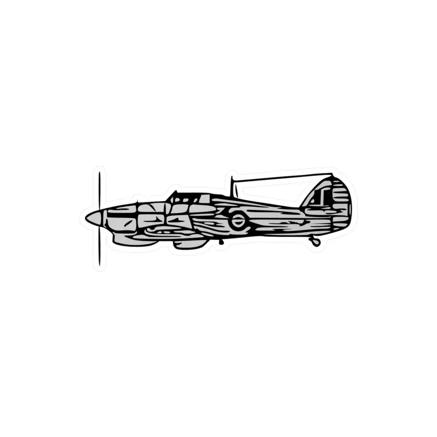 Hawker Hurricane Kiss-Cut Vinyl Decals - Paper products - Gifts for pilots - Aviation apparel