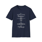 Hawker Hurricane Mk II — T-shirt - T-Shirt - Pilot gifts - WWII warbird t-shirt