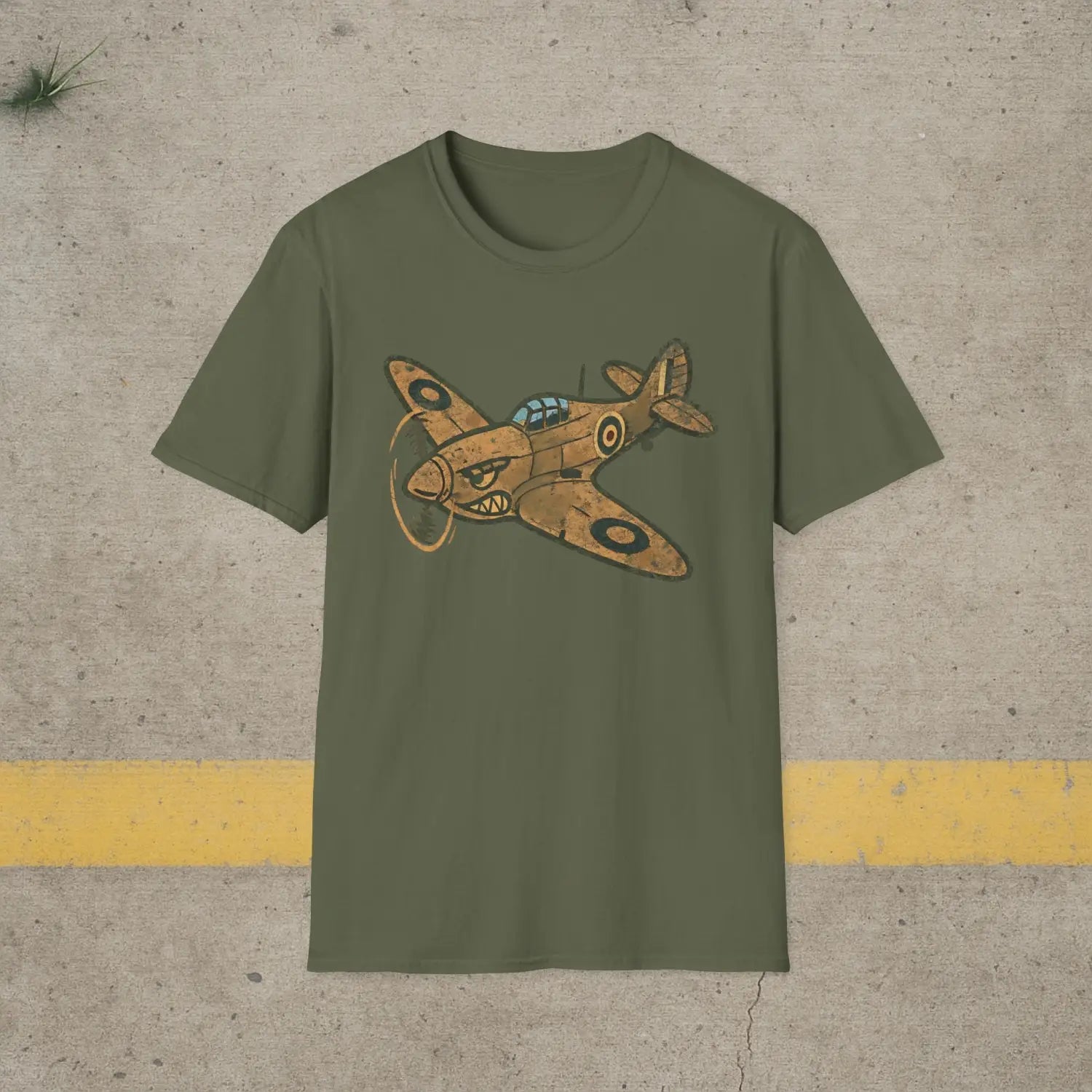 Hawker Hurricane “Nose Art Style” WWII T-Shirt - Pilot gifts - warbird t-shirt