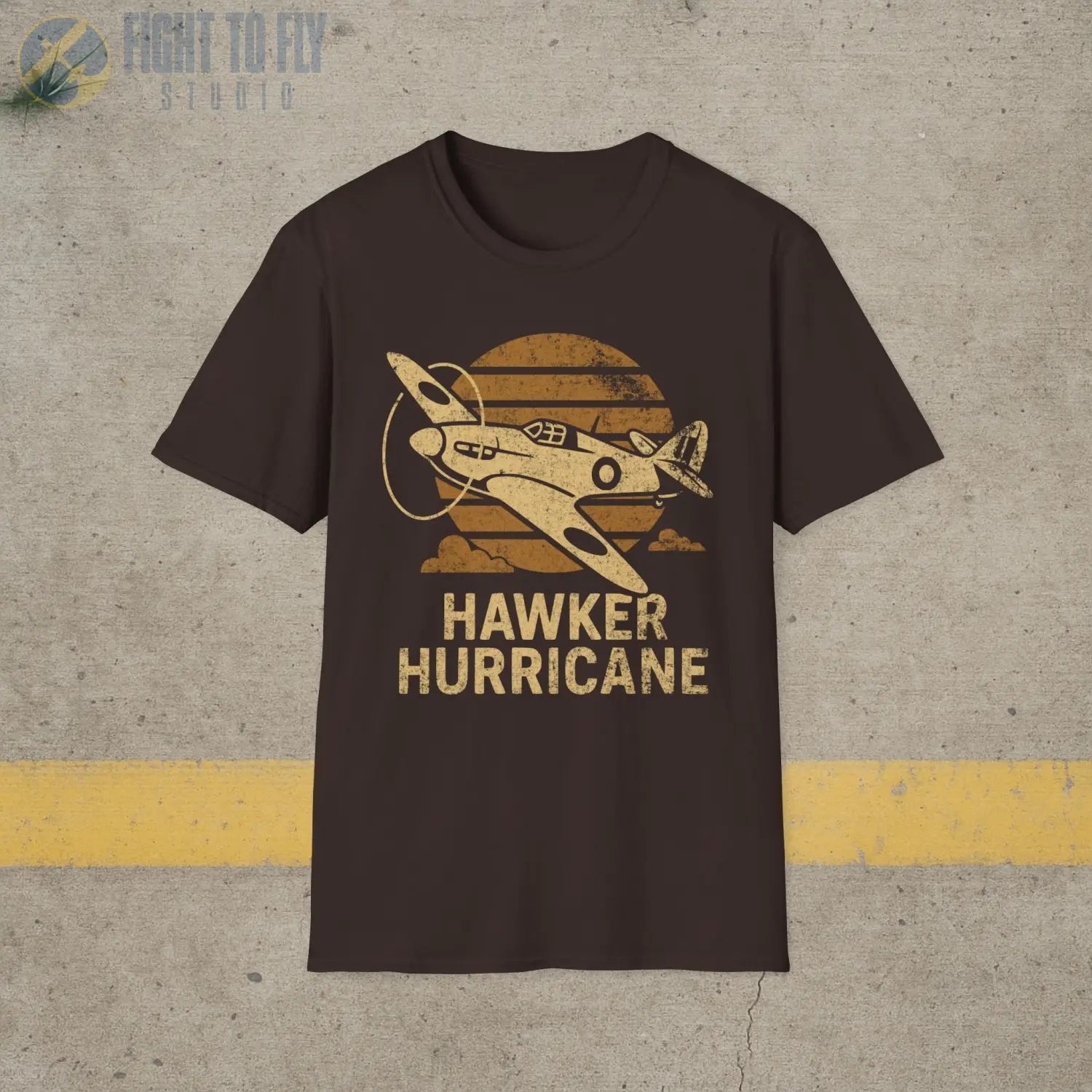 Hawker Hurricane “Retro Heritage” WWII T-Shirt - Pilot gifts - warbird t-shirt