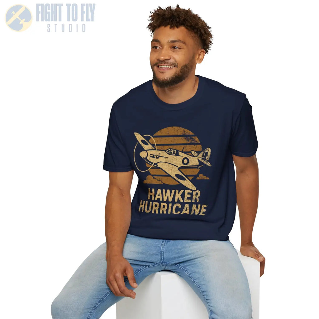 Hawker Hurricane “Retro Heritage” WWII T-Shirt - Pilot gifts - warbird t-shirt