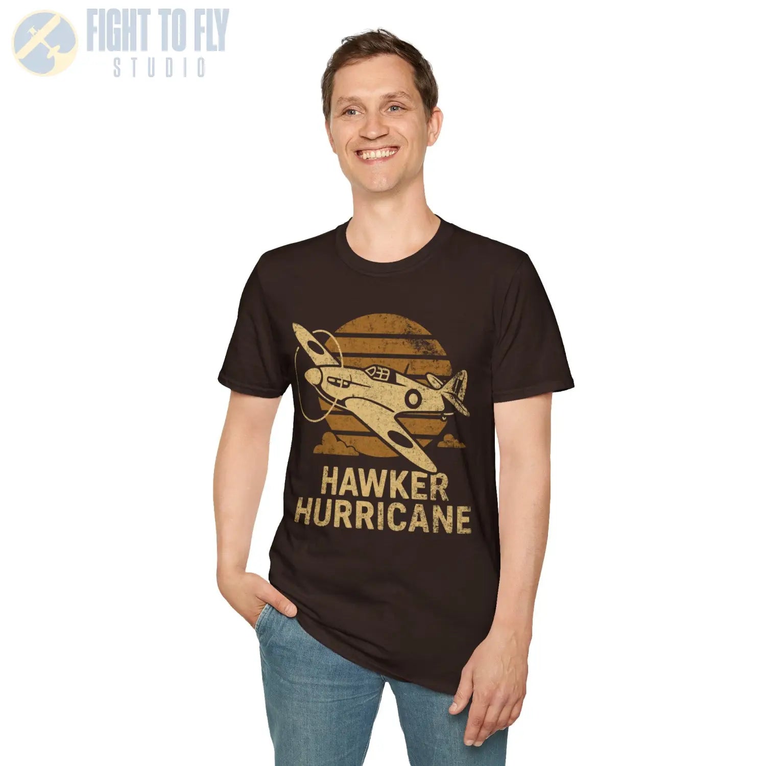Hawker Hurricane “Retro Heritage” WWII T-Shirt - Pilot gifts - warbird t-shirt