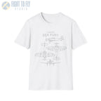 Hawker Sea Fury — T-shirt - T-Shirt - Pilot gifts - WWII warbird t-shirt
