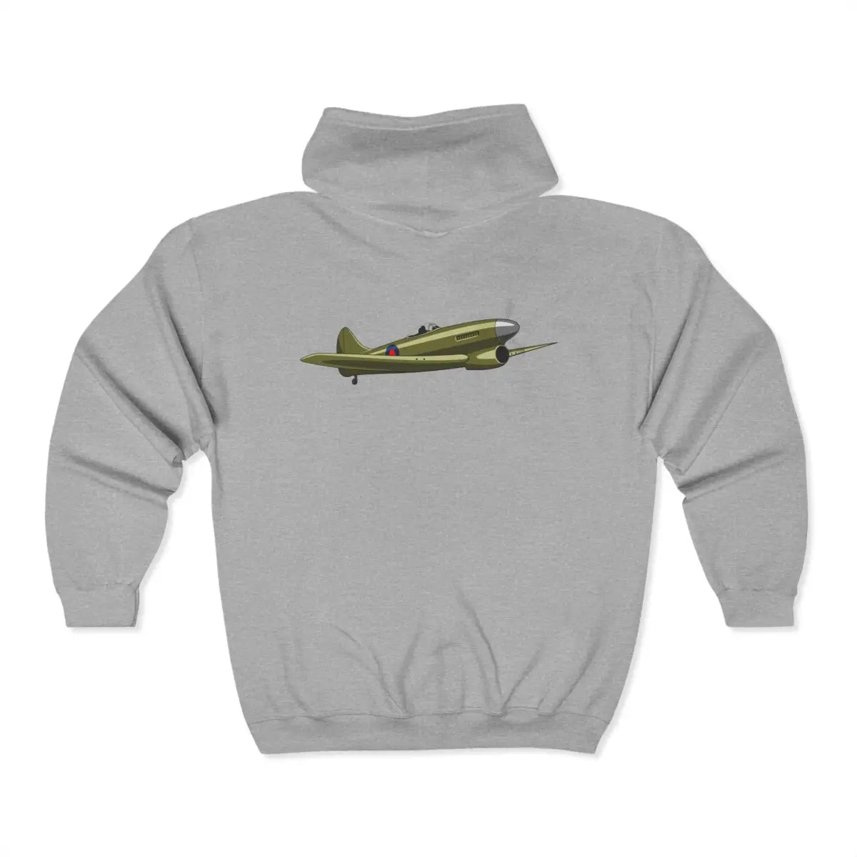 Hawker Typhoon II Full Zip Hoodie - Gifts for pilots - Aviation apparel