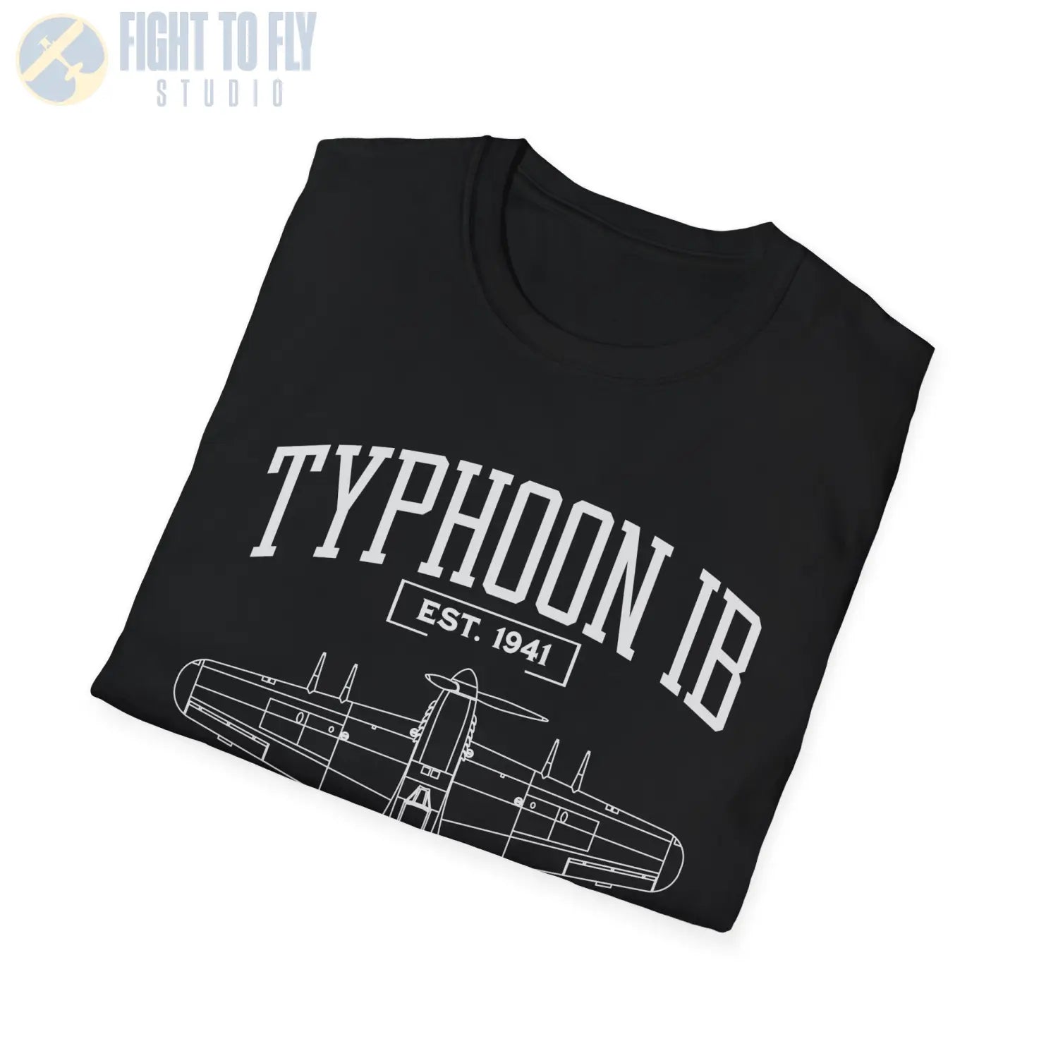 Hawker Typhoon Mk. Ib - T-Shirt - Pilot gifts - WWII warbird t-shirt