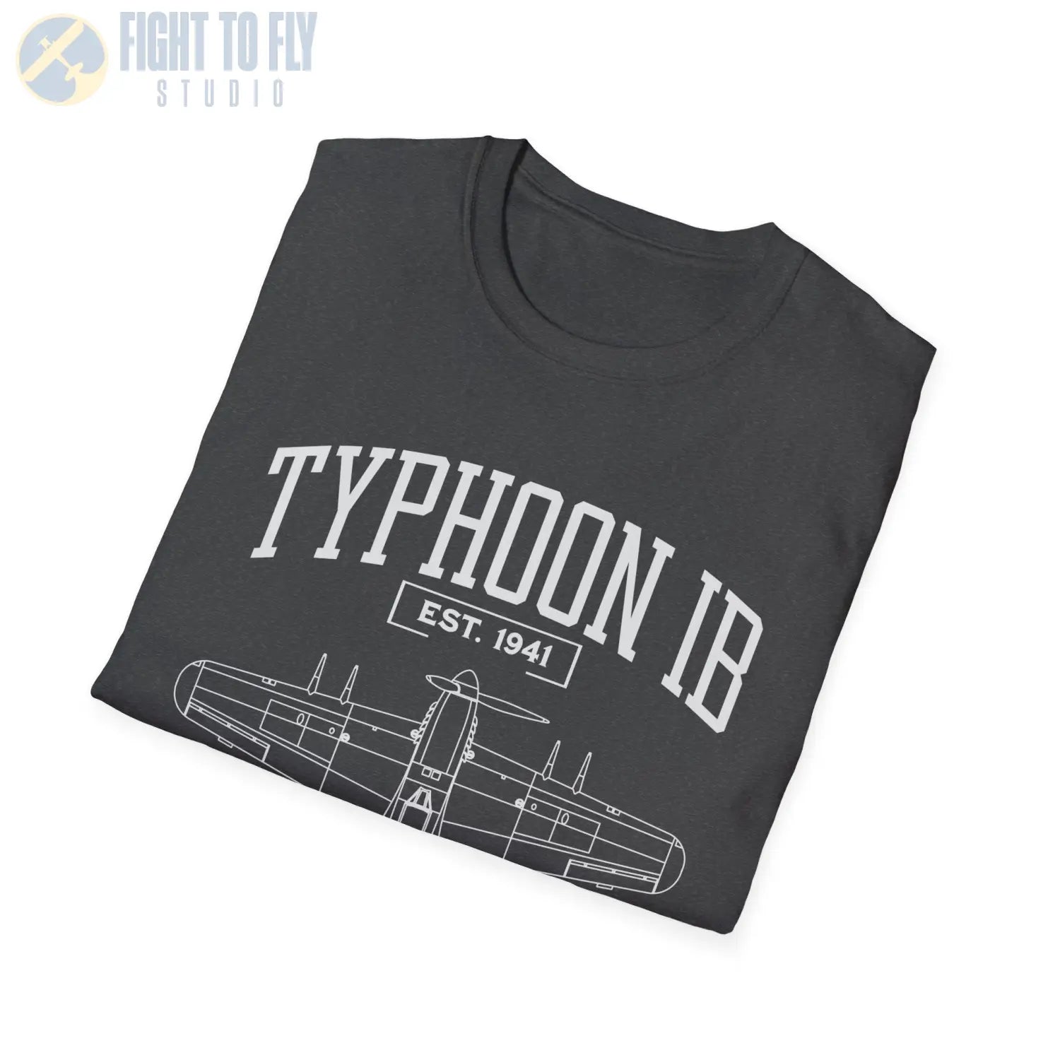 Hawker Typhoon Mk. Ib - T-Shirt - Pilot gifts - WWII warbird t-shirt