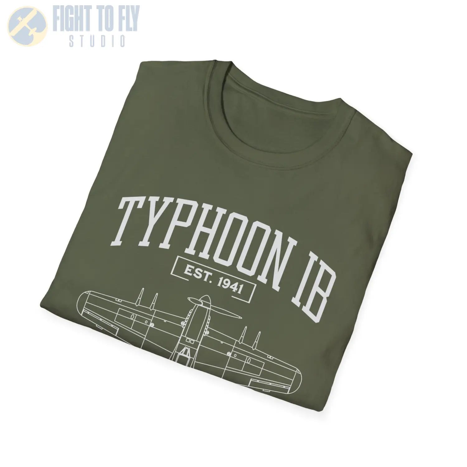 Hawker Typhoon Mk. Ib - T-Shirt - Pilot gifts - WWII warbird t-shirt