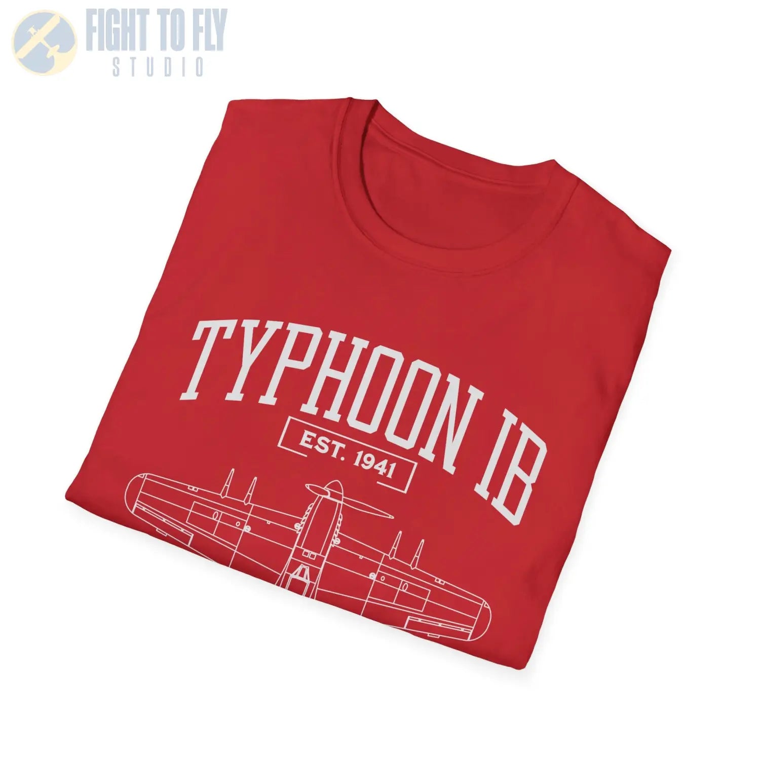 Hawker Typhoon Mk. Ib - T-Shirt - Pilot gifts - WWII warbird t-shirt
