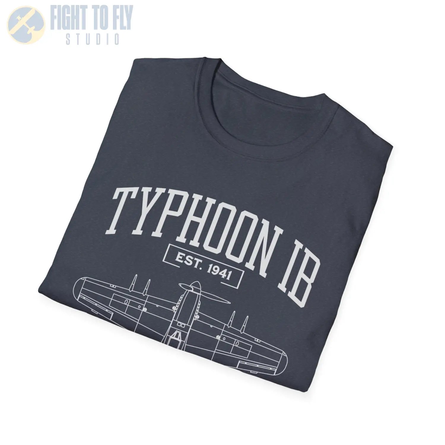 Hawker Typhoon Mk. Ib - T-Shirt - Pilot gifts - WWII warbird t-shirt
